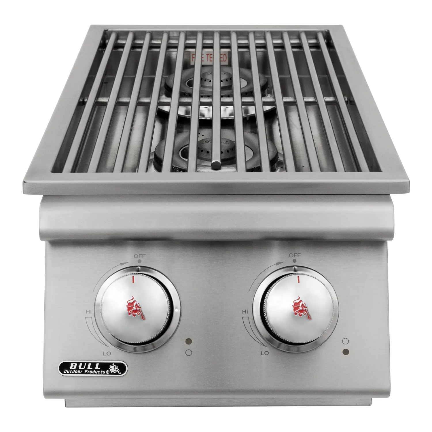 Bull Grill Slide-In Double Seitenbrenner Edelstahl