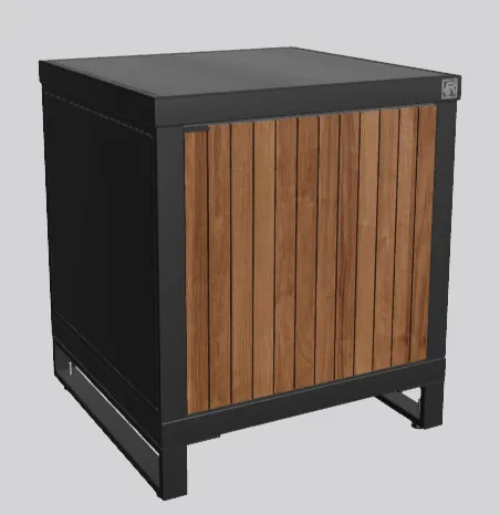 Roostr Rubix Tür Holz Fraké thermobehandelt