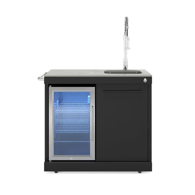 Goriller Empire Cool-Clean Kühlschrank-Spülbecken 63 L Schwarz