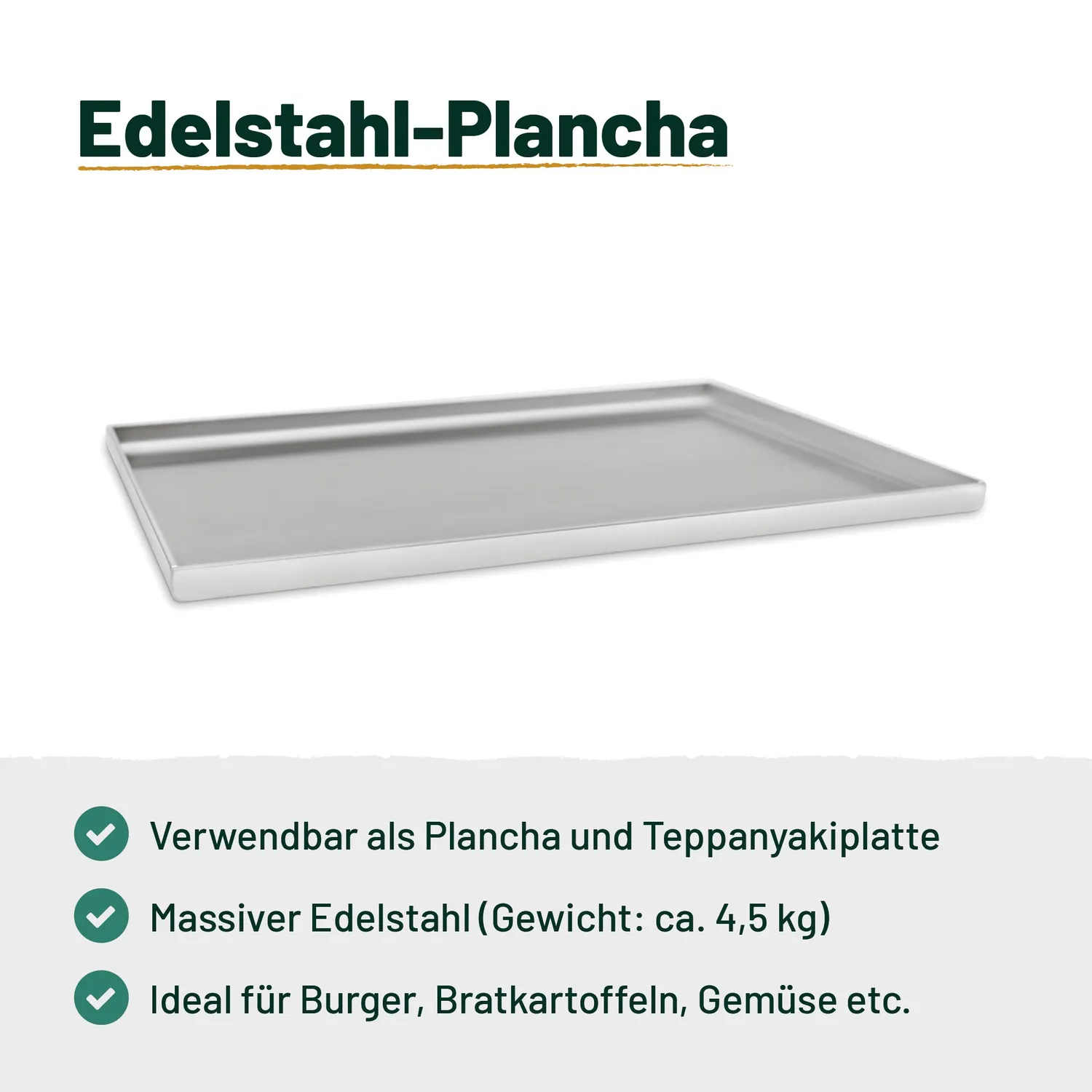 Goriller MEGA Cooking Box Grill-Set 5-teilig Plancha Pizza