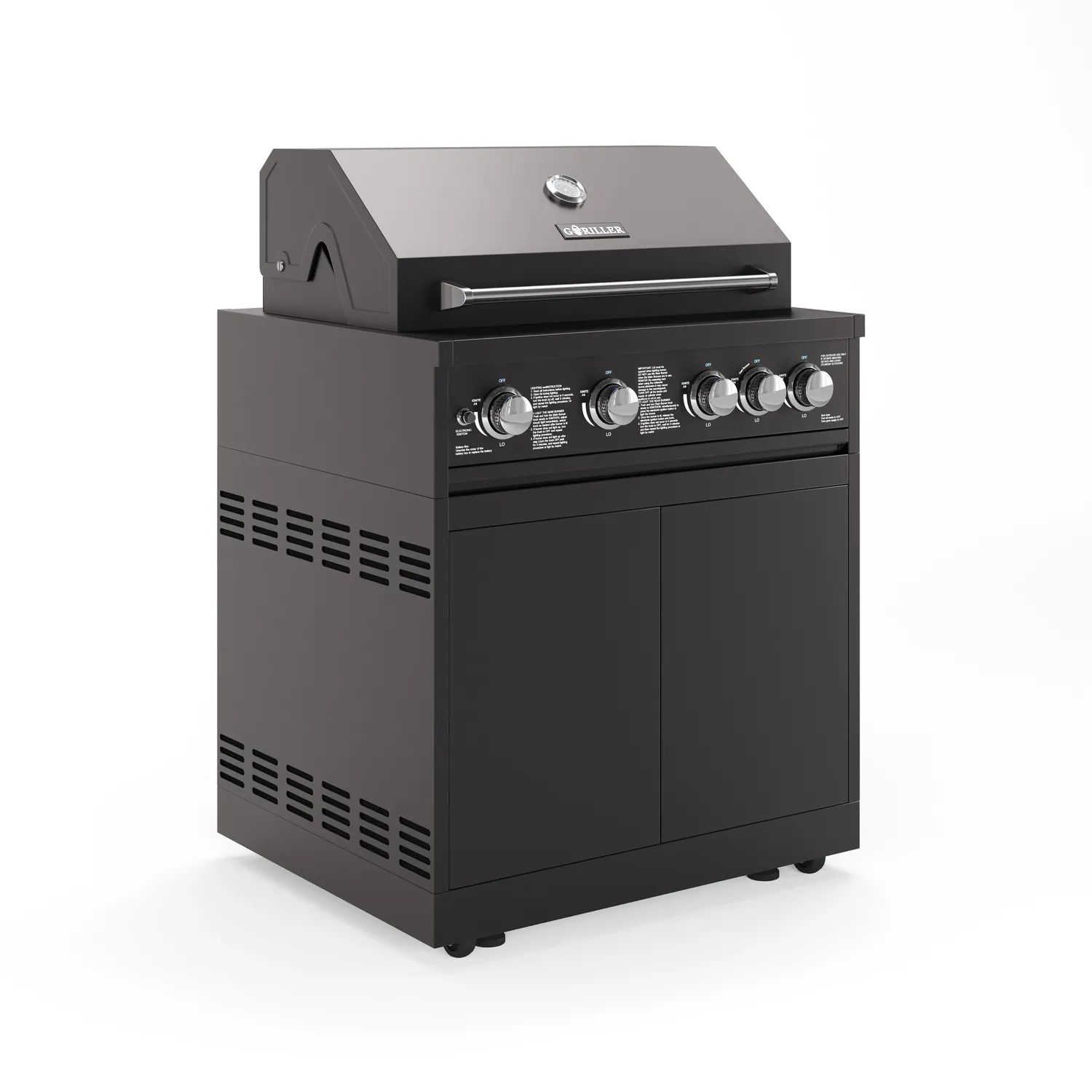 Goriller Jungle 5-Brenner Gasgrill Edelstahl-Rost