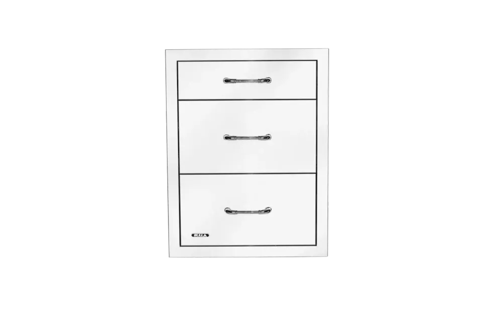 Bull Grill Reveal Triple Drawer Schubladensystem Edelstahl