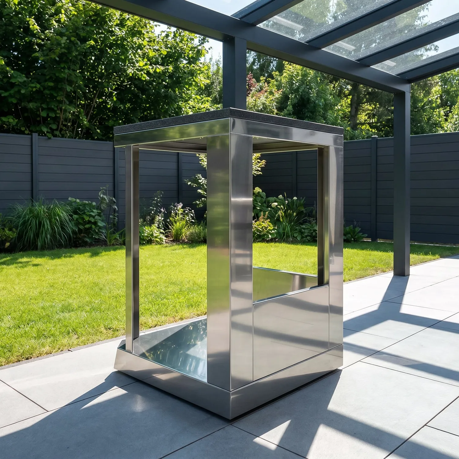 Goriller SILVERBACK CORNER Eckmodul Granit mobil