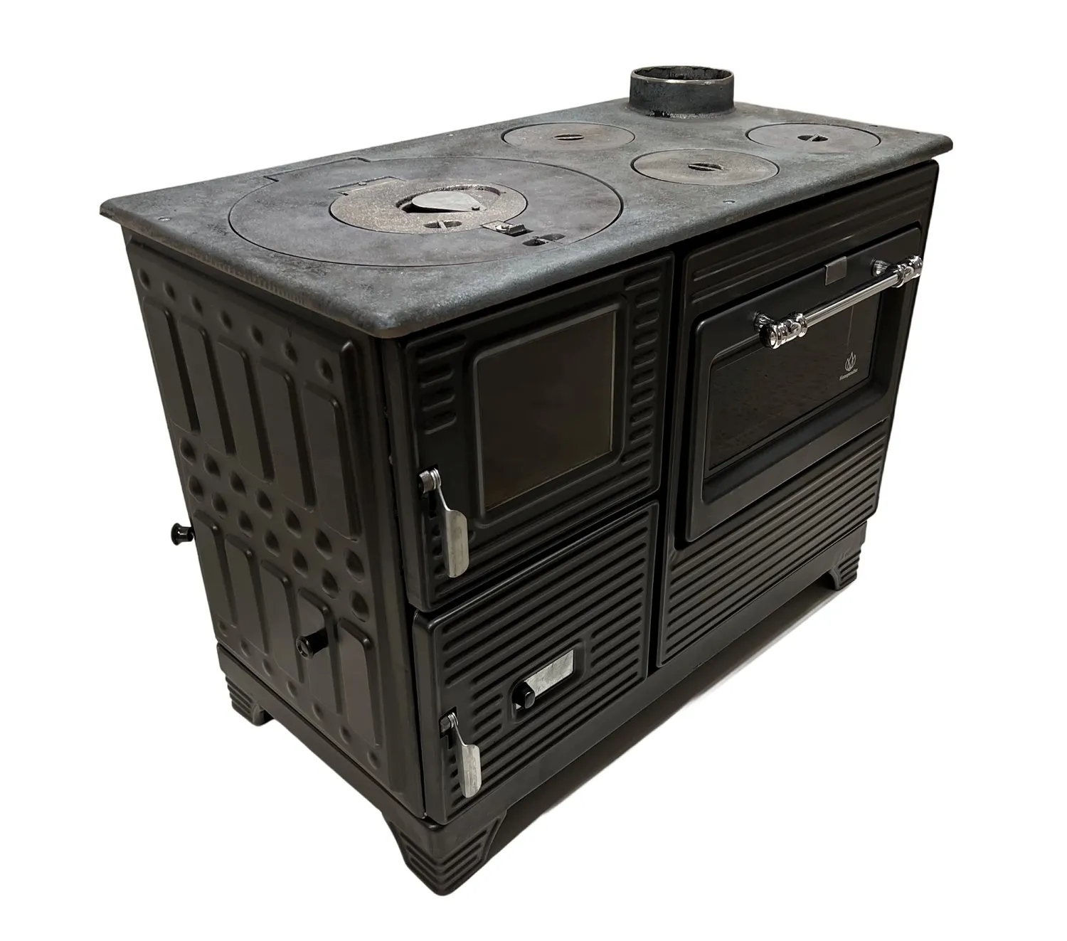 Homeparadise Kuzine Soba Gartenküchenofen Holz 65 kg Gusseisen