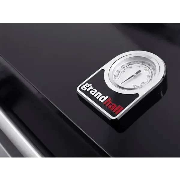 Grandhall G4 Premium Einbaugrill Gas schwarz 4-Brenner