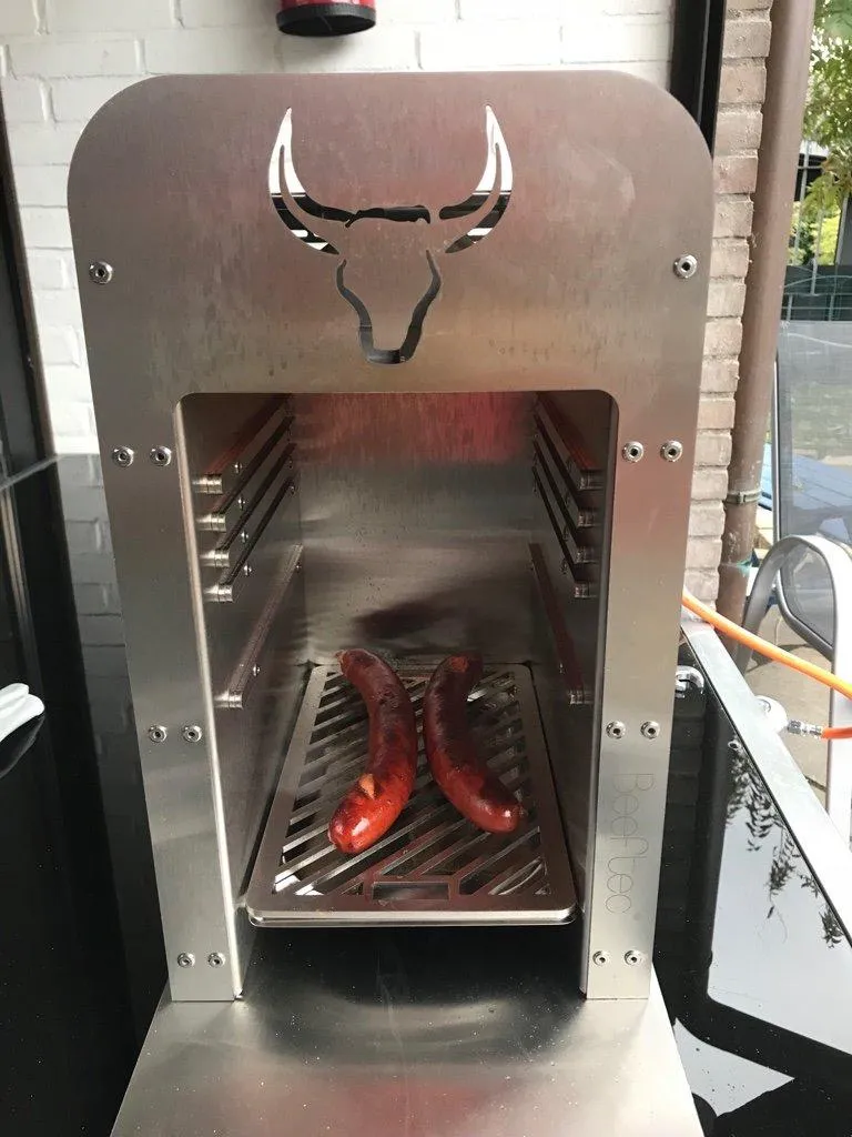 Beeftec Hotbox Oberhitzegrill 800 Grad Edelstahl