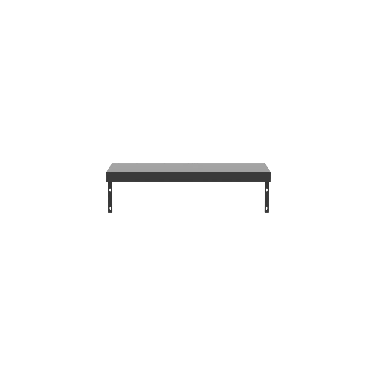 Brabura Standing Bar 60 Metal Bartheke 60 cm Edelstahl