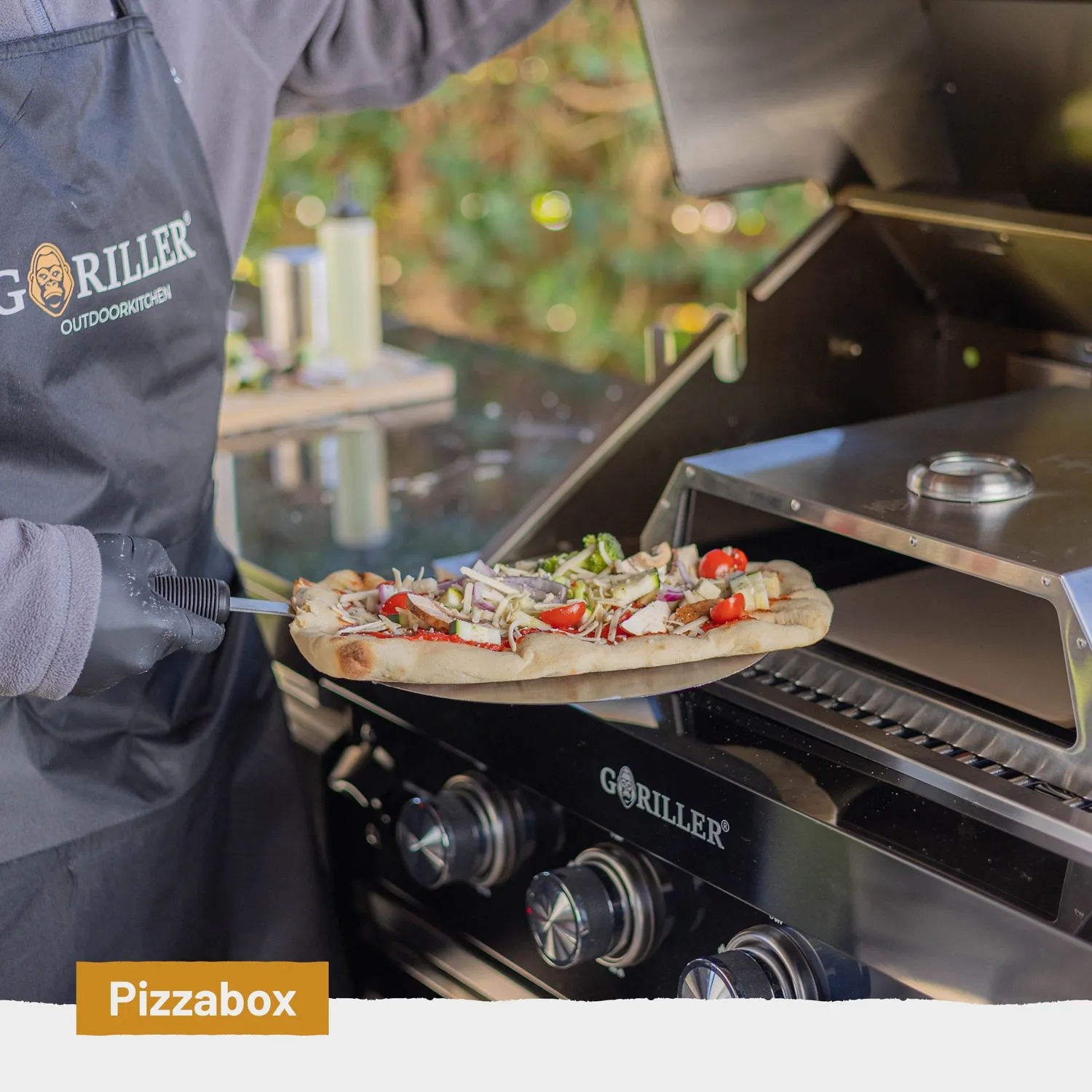 Goriller MEGA Cooking Box Grill-Set 5-teilig Plancha Pizza