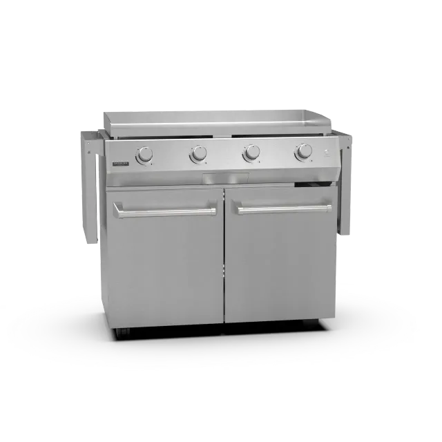Brabura Inox Cart 40 Unterwagen Edelstahl Grillplatte