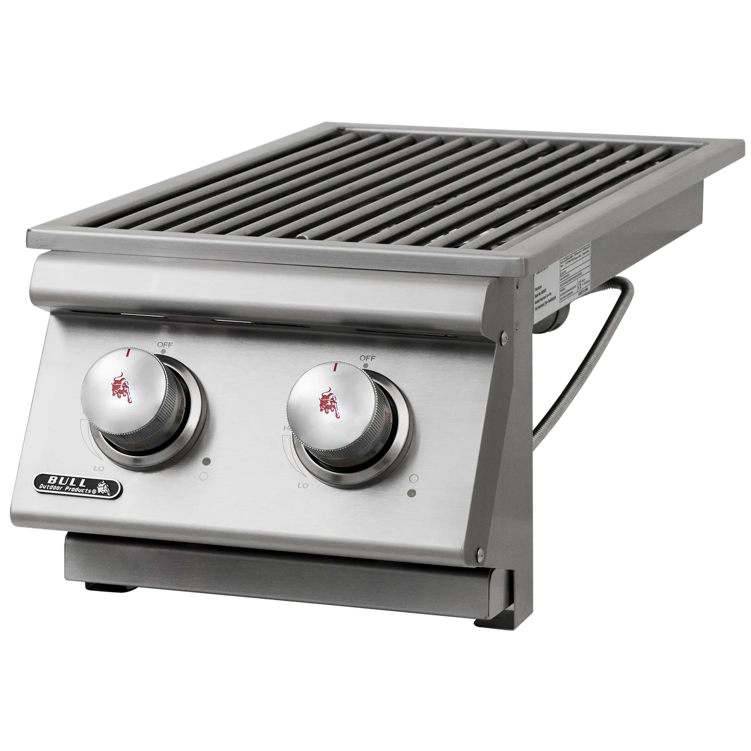 Bull Grill Slide-In Double Seitenbrenner Edelstahl