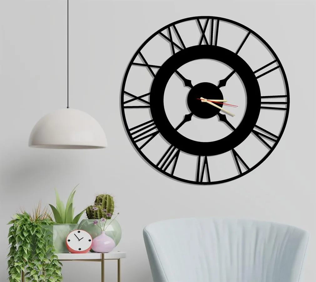Homeparadise Aurum M149 Ring Wanduhr 60cm lautlos