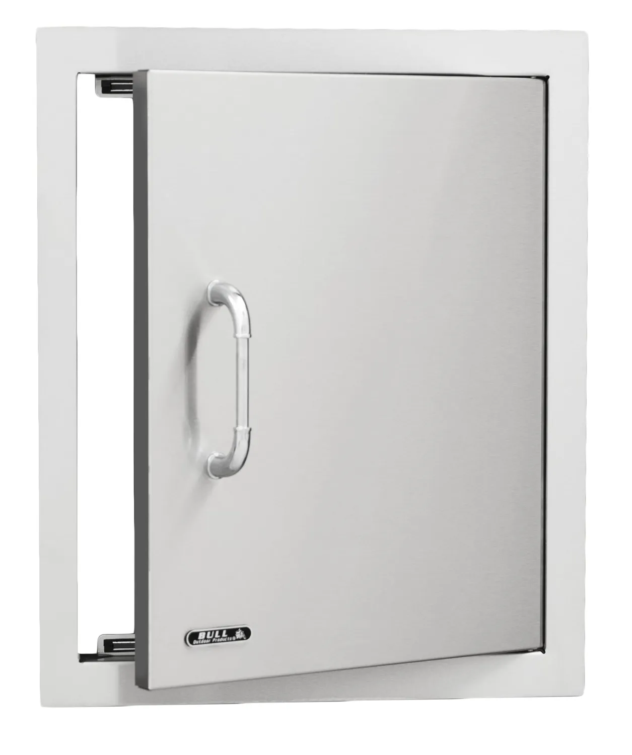 Bull Grill Right Swing Vertical Door Einbautür Edelstahl