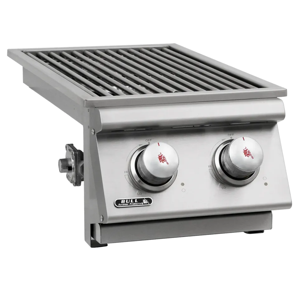 Bull Grill Slide-In Double Seitenbrenner Edelstahl