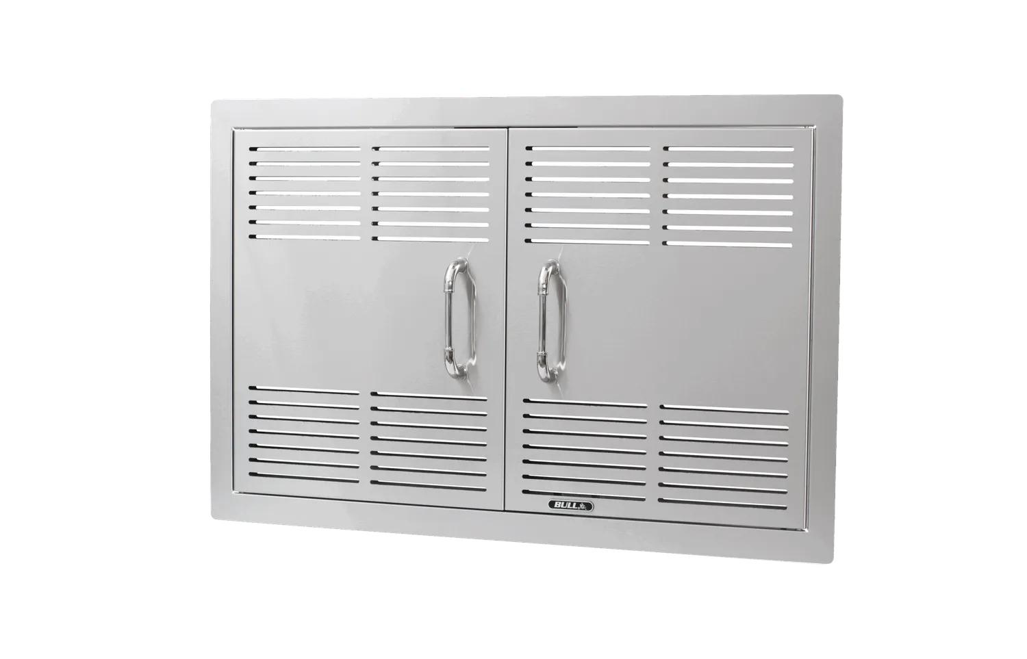 Bull Grill Doppeltür 80cm Edelstahl belüftet
