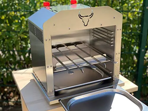 Beeftec Hotbox XL Grillspieß-Set Edelstahl 5 Spieße