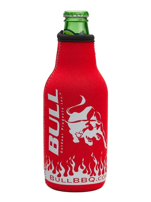 Bull Grill Flaschenkühler rot Neopren