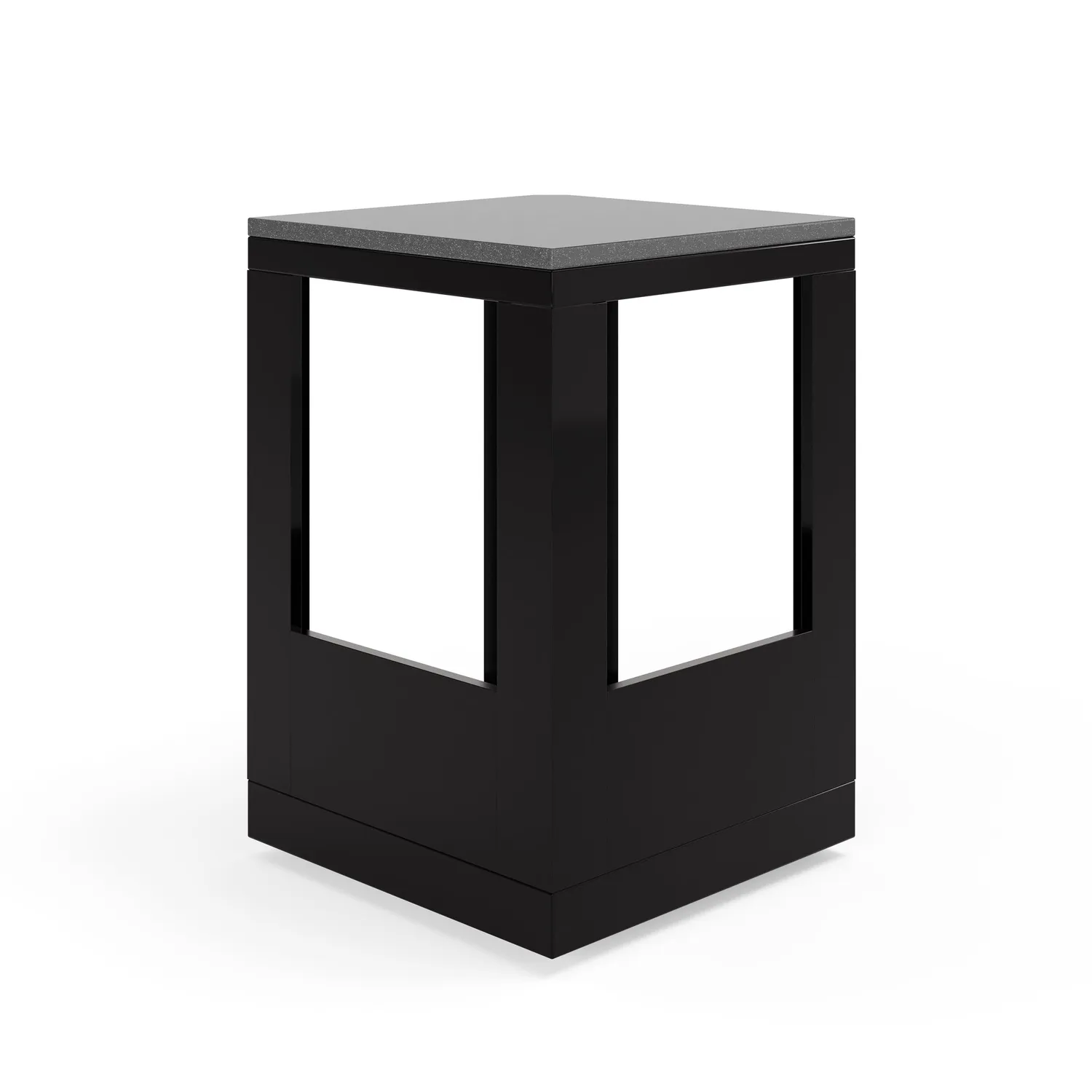 Goriller Blackback Corner Eckmodul Granit mit Rollen L-Küche