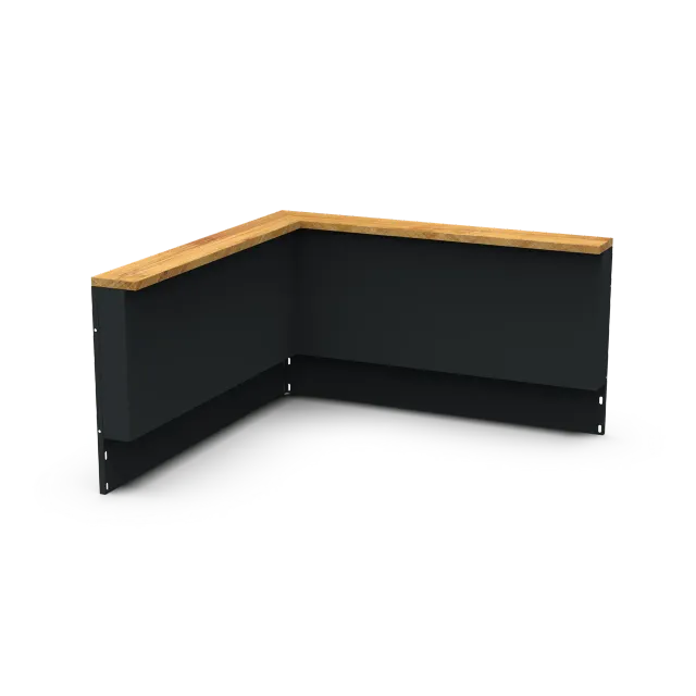 Brabura Wall 90 Corner Spritzschutz Edelstahl CT 90