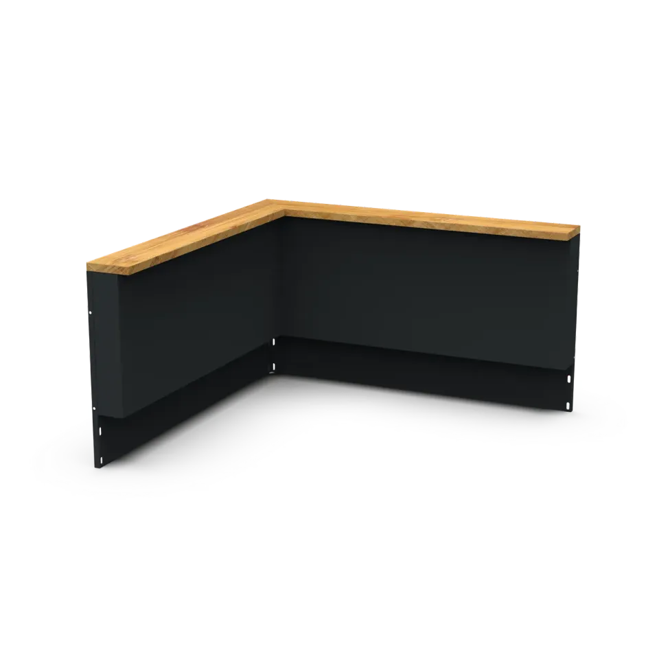 Brabura Wall 90 Corner Spritzschutz Edelstahl CT 90