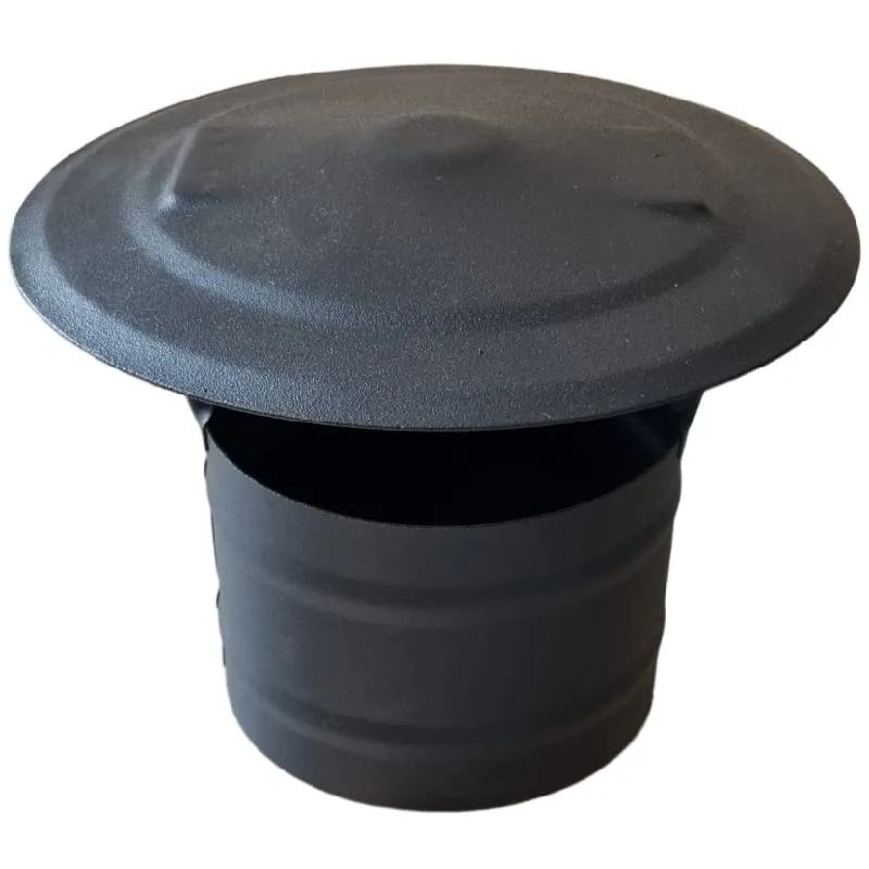 Homeparadise Regenhaube Ofenrohr 130 mm 1,2 mm