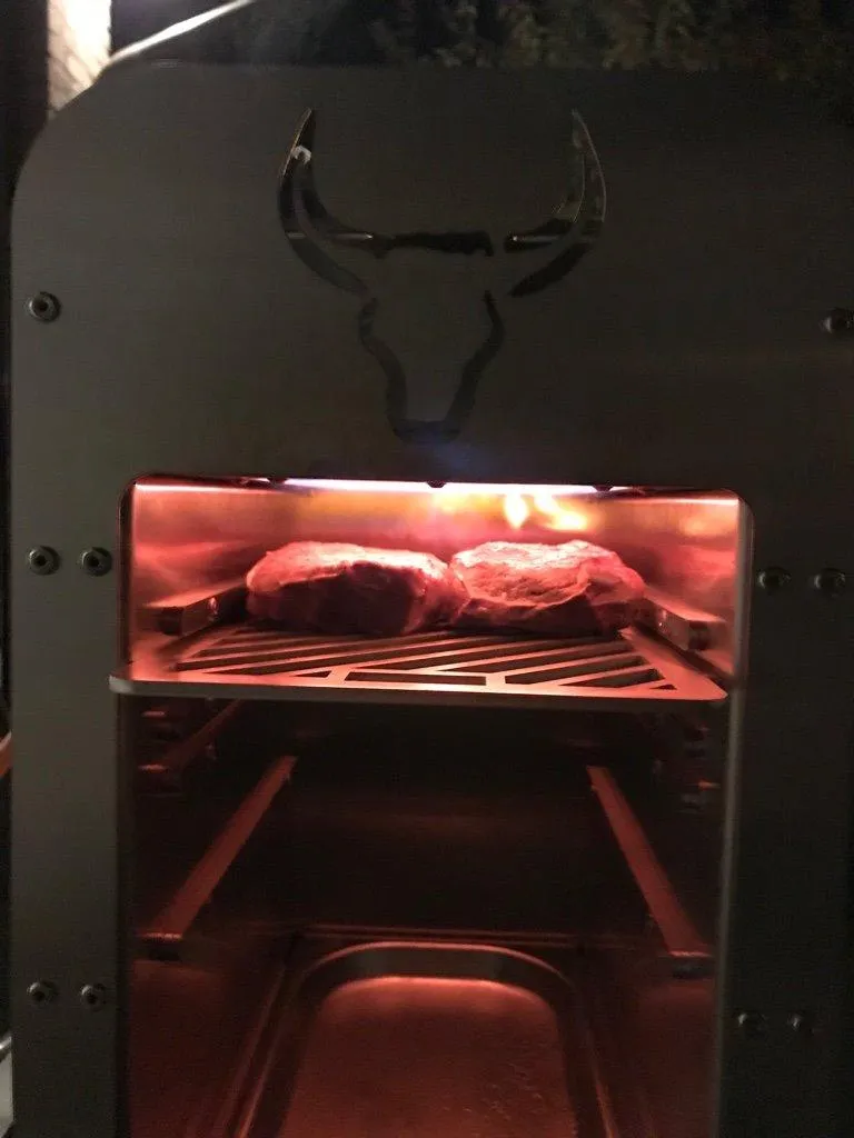Beeftec Hotbox Oberhitzegrill 800 Grad Edelstahl