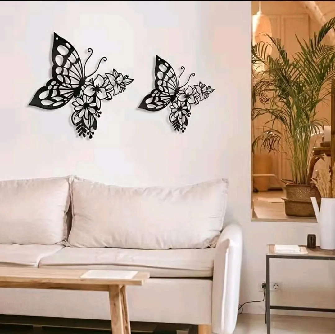 Homeparadise Butterfly Schmetterling Wanddeko 60x50 cm