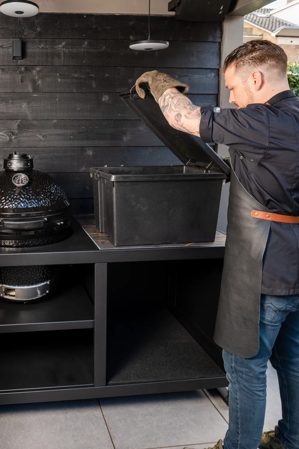Roostr Aufbewahrungsbox 62 Liter mattschwarz