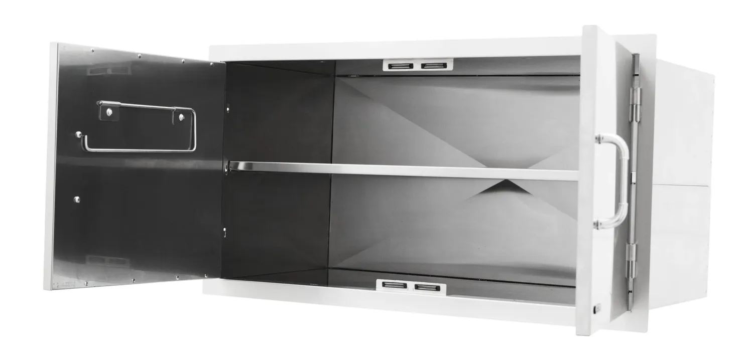 Bull Grill 100cm Double Door Innenverkleidung Edelstahl