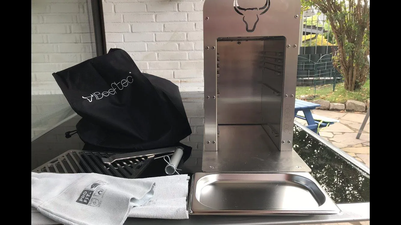 Beeftec Hotbox Oberhitzegrill 800 Grad Edelstahl