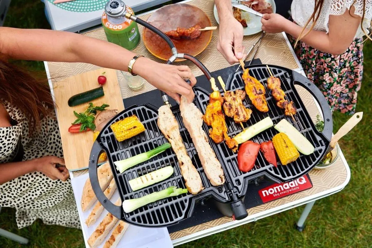 NomadiQ Luxus Antirutschmatte Grill Unterlage rutschfest