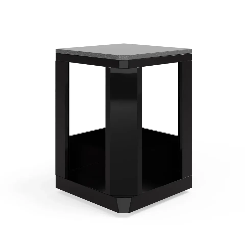 Goriller Blackback Corner Eckmodul Granit mit Rollen L-Küche