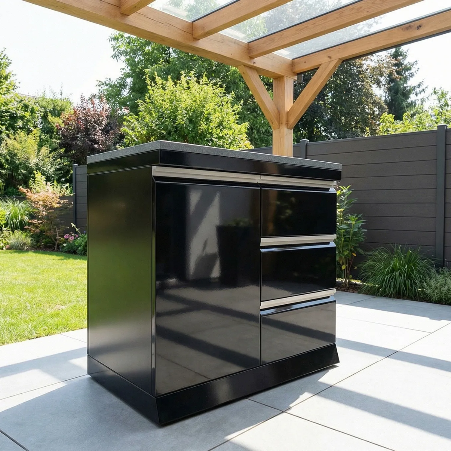Goriller Blackback Prep Arbeitsplatz Granit Schrankmodul