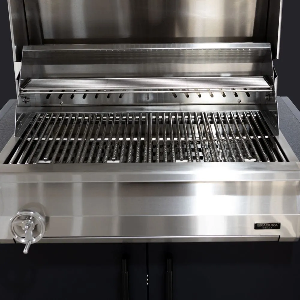 Brabura Ember 800 Holzkohlegrill mit Lüftung