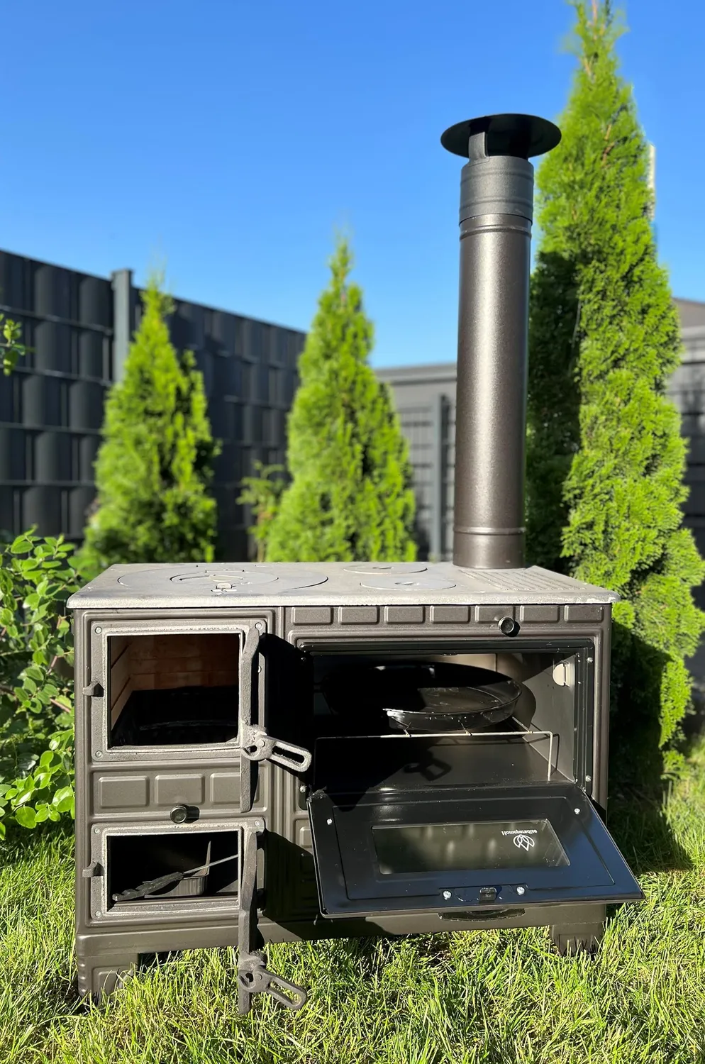 Homeparadise Terrassenofen 9 kW Guss Gartenküche