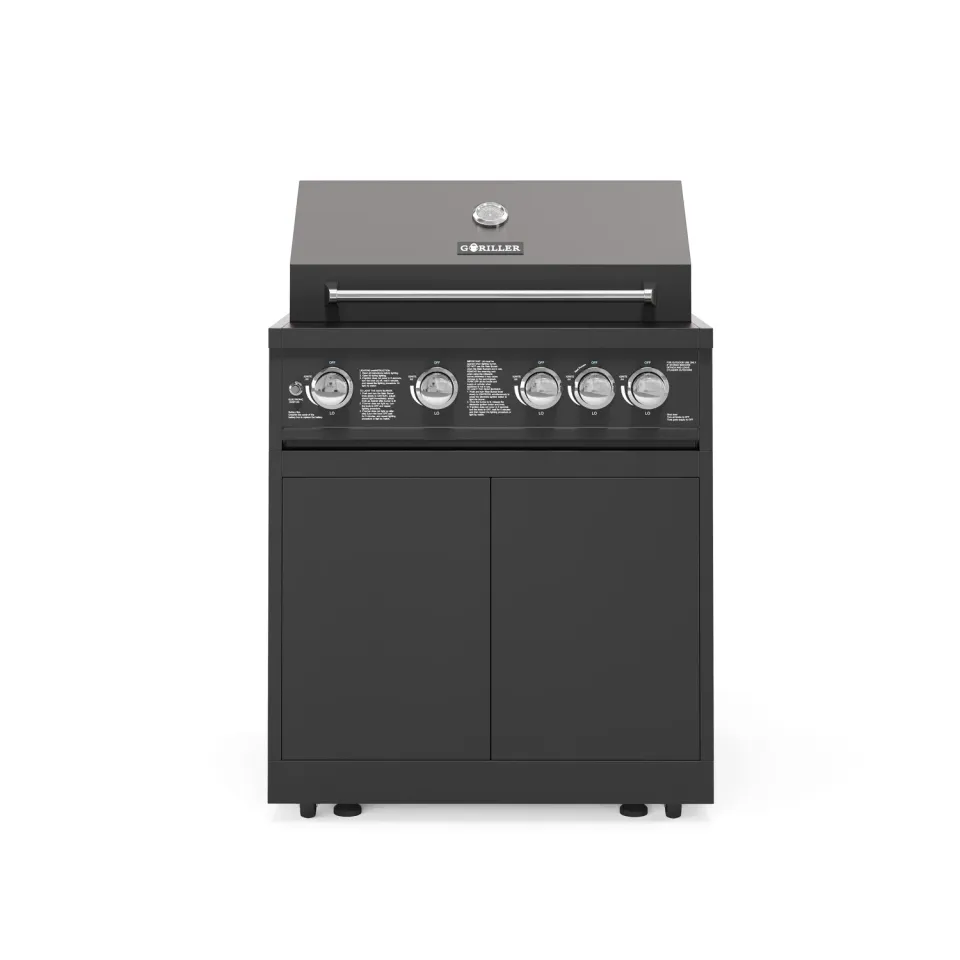 Goriller Jungle 5-Brenner Gasgrill Edelstahl-Rost
