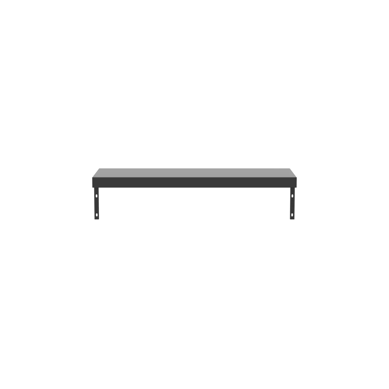 Brabura Standing Bar 80 Metal Theke Stahl 80 cm