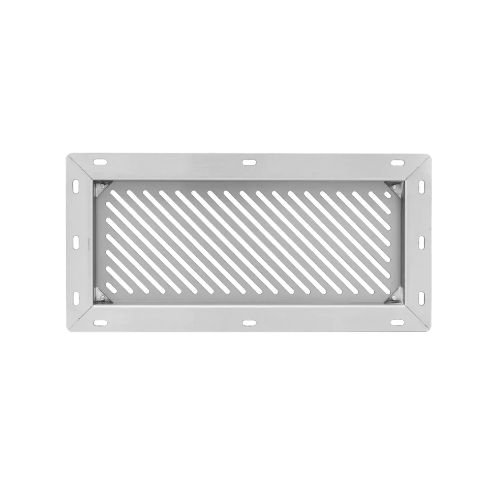 Bull Grill Island Vent Lüftungsgitter Edelstahl 2er