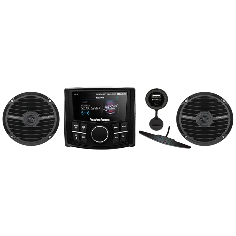 Bull Grill Rockford Fosgate Bluetooth System Lautsprecher
