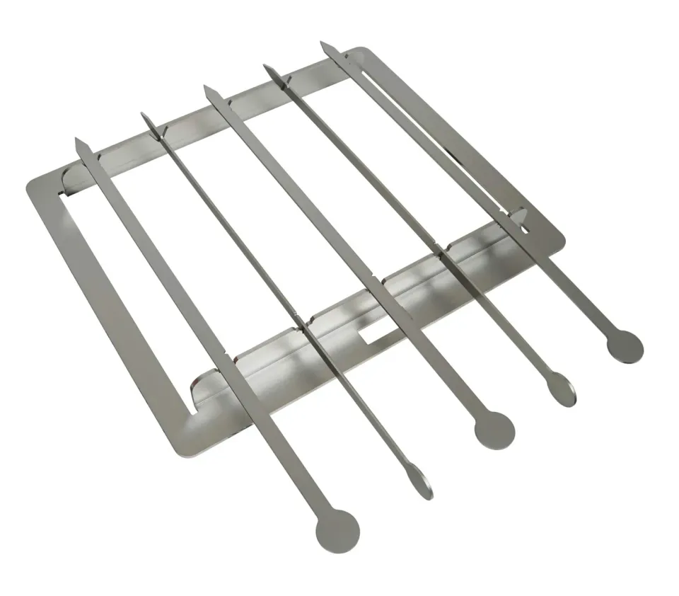 Beeftec Hotbox XL Grillspieß-Set Edelstahl 5 Spieße