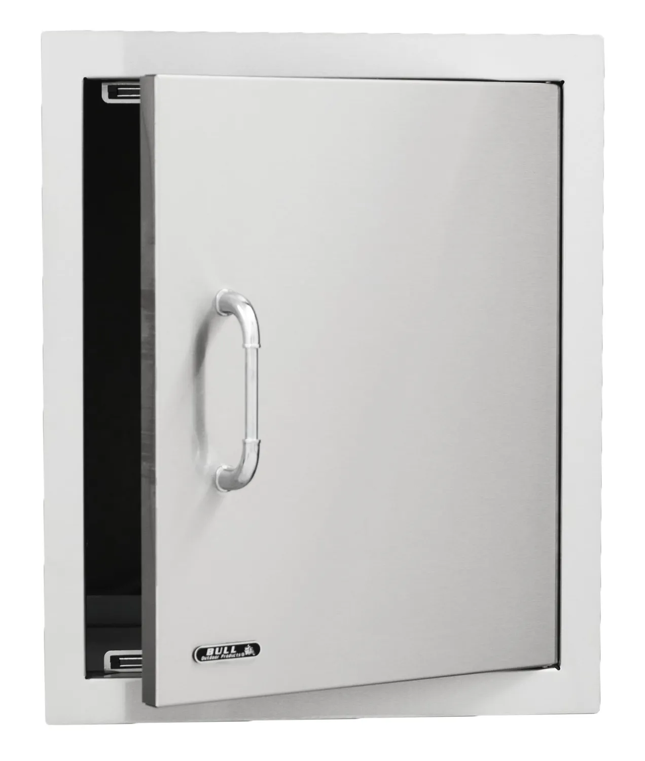 Bull Grill Right Swing Vertical Door Einbautür Edelstahl