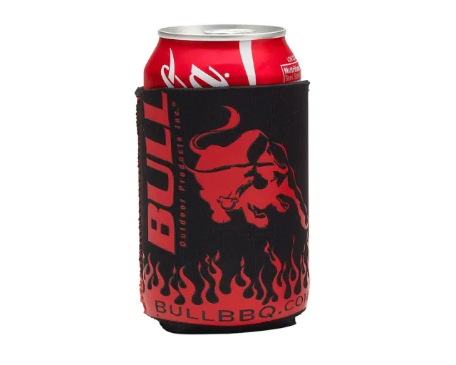 Bull Grill Dosenkühler Schwarz Can Koozie