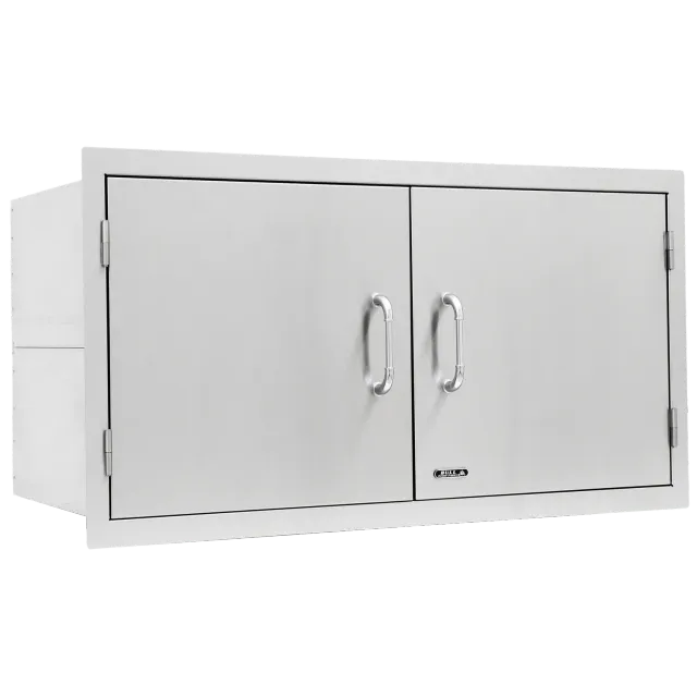 Bull Grill Doppeltür 100 cm Edelstahl Einbautür