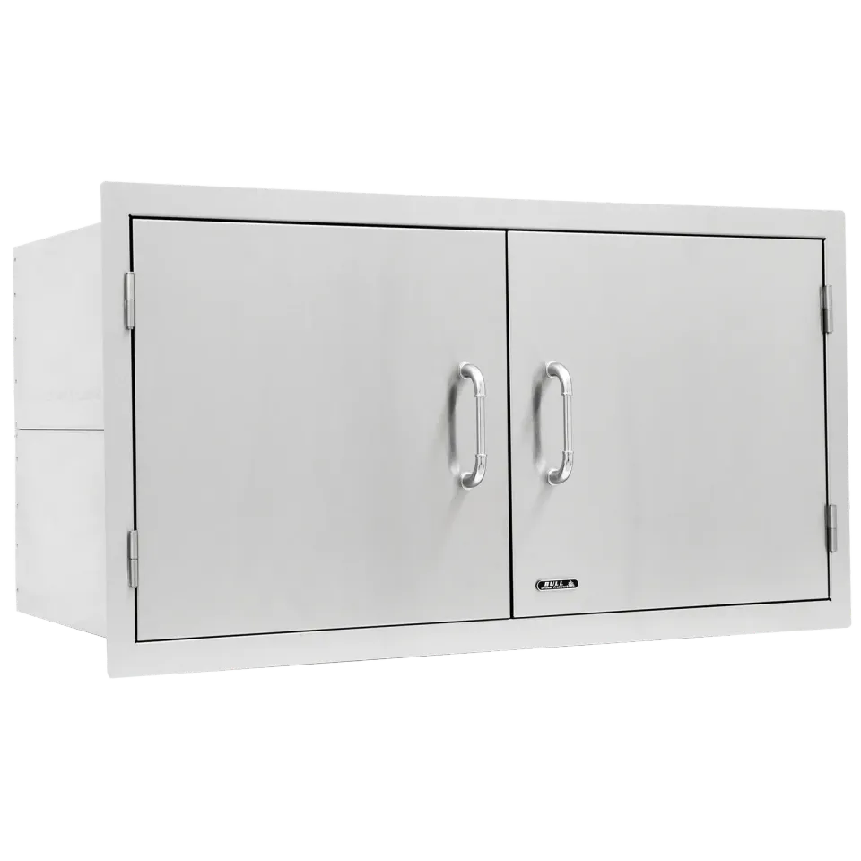 Bull Grill Doppeltür 100 cm Edelstahl Einbautür