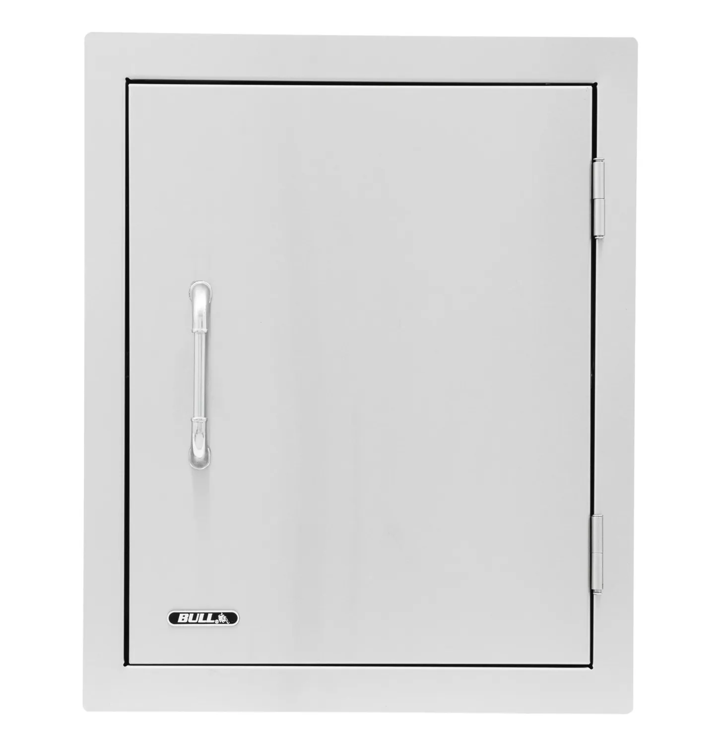 Bull Grill Right Swing Vertical Door Einbautür Edelstahl