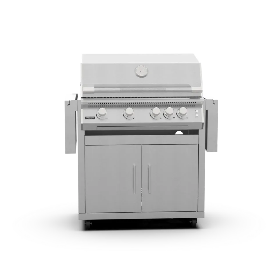 Brabura Cart Grill 400 S Grillwagen mit Gasflaschenfach