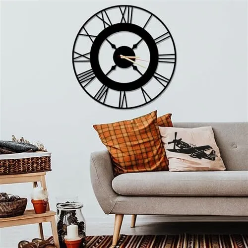 Homeparadise Aurum M149 Ring Wanduhr 60cm lautlos