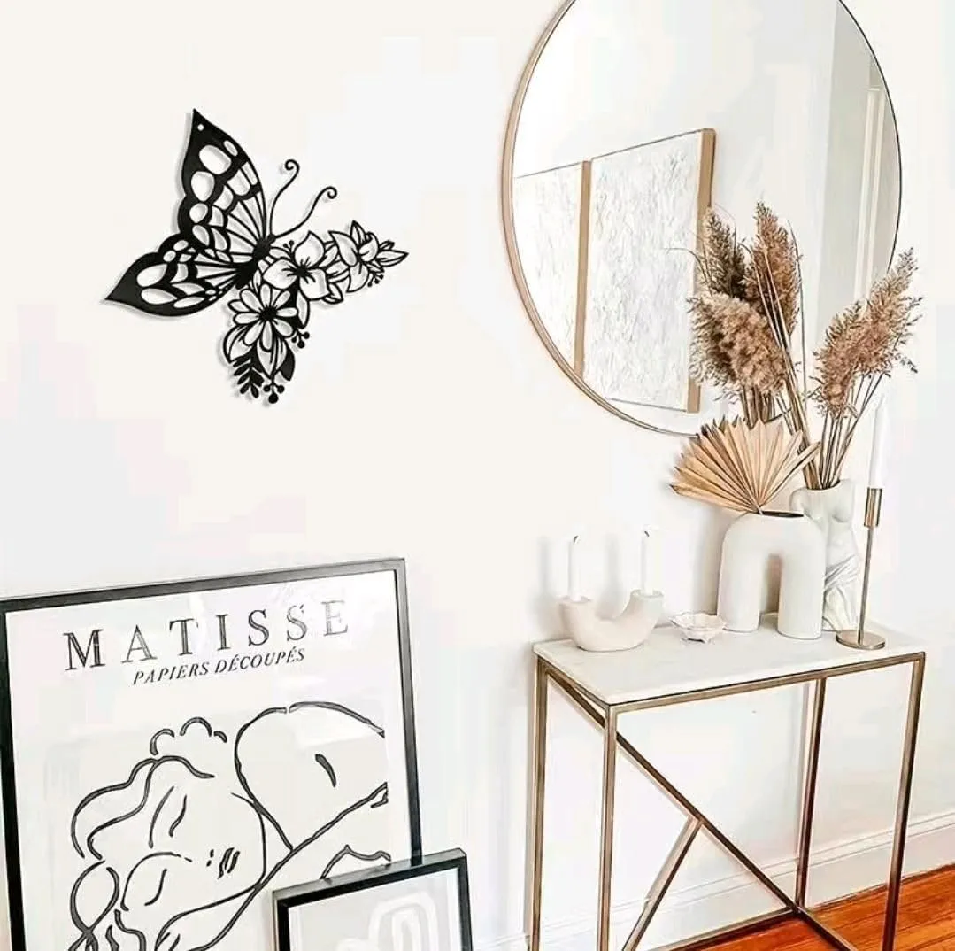 Homeparadise Butterfly Schmetterling Wanddeko 60x50 cm