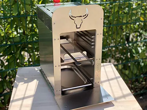 Beeftec Hotbox Grillspieß-Set Edelstahl 2 Spieße