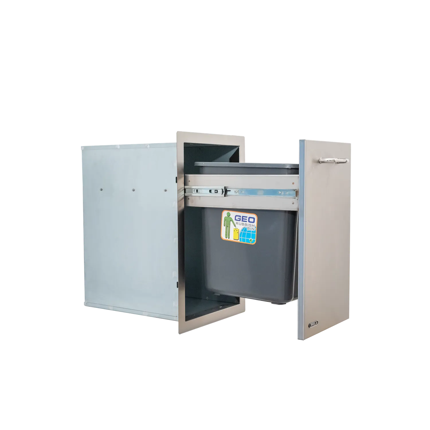 Bull Grill Slim Abfallschublade mit Mülleimer 38 L