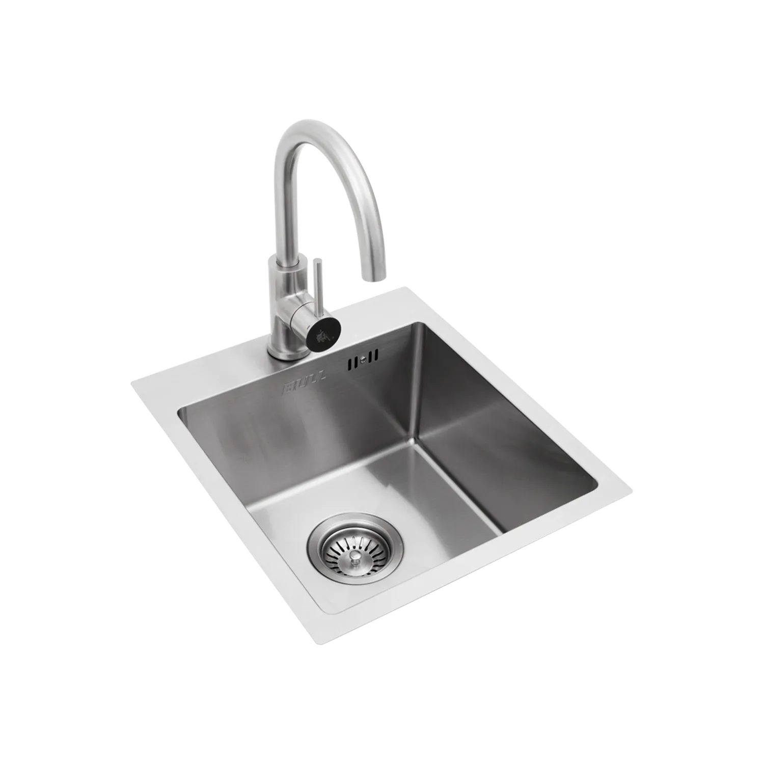 Bull Grill Small Stainless Steel Sink and Faucet Spüle